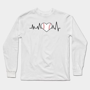 Heartbeat Pulse - Baseball Long Sleeve T-Shirt